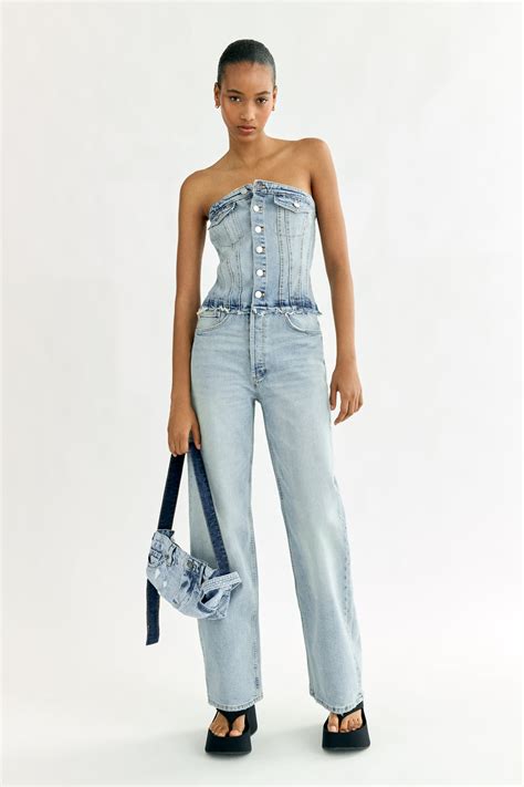 zara jumpsuit|zara long denim jumpsuit.